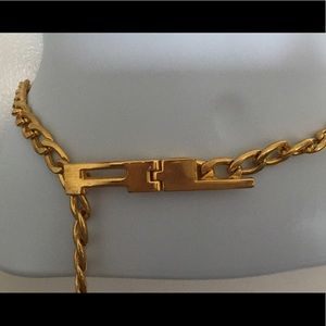 1/2” Ralph Lauren Gold plated brass chain belt